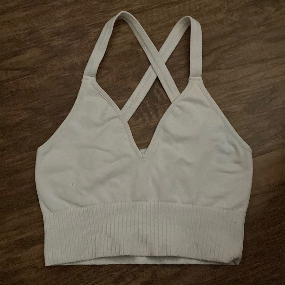 -free people size M cute simple white color